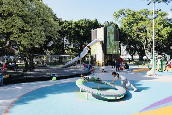 32年大烏龜 各種全新遊樂設施超好玩 桃園龜山中正公園重新改造 peopo 公民新聞