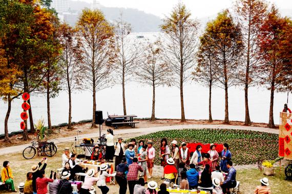 漫紅40年代茶會日月潭向山浪漫品茶 Peopo 公民新聞