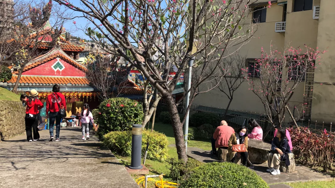 木柵福德宮櫻花