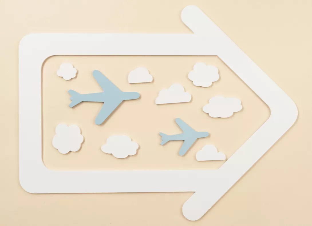 urban-transport-concept-with-paper-planes