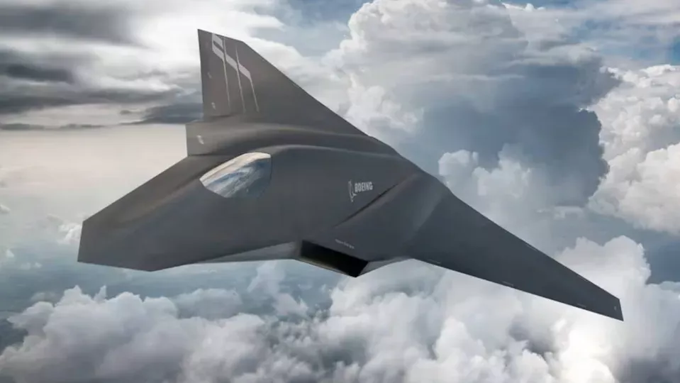 「下一代空中優勢」(Next Generation Air Dominance ,NGAD)概念圖,未來機型編號為F-47