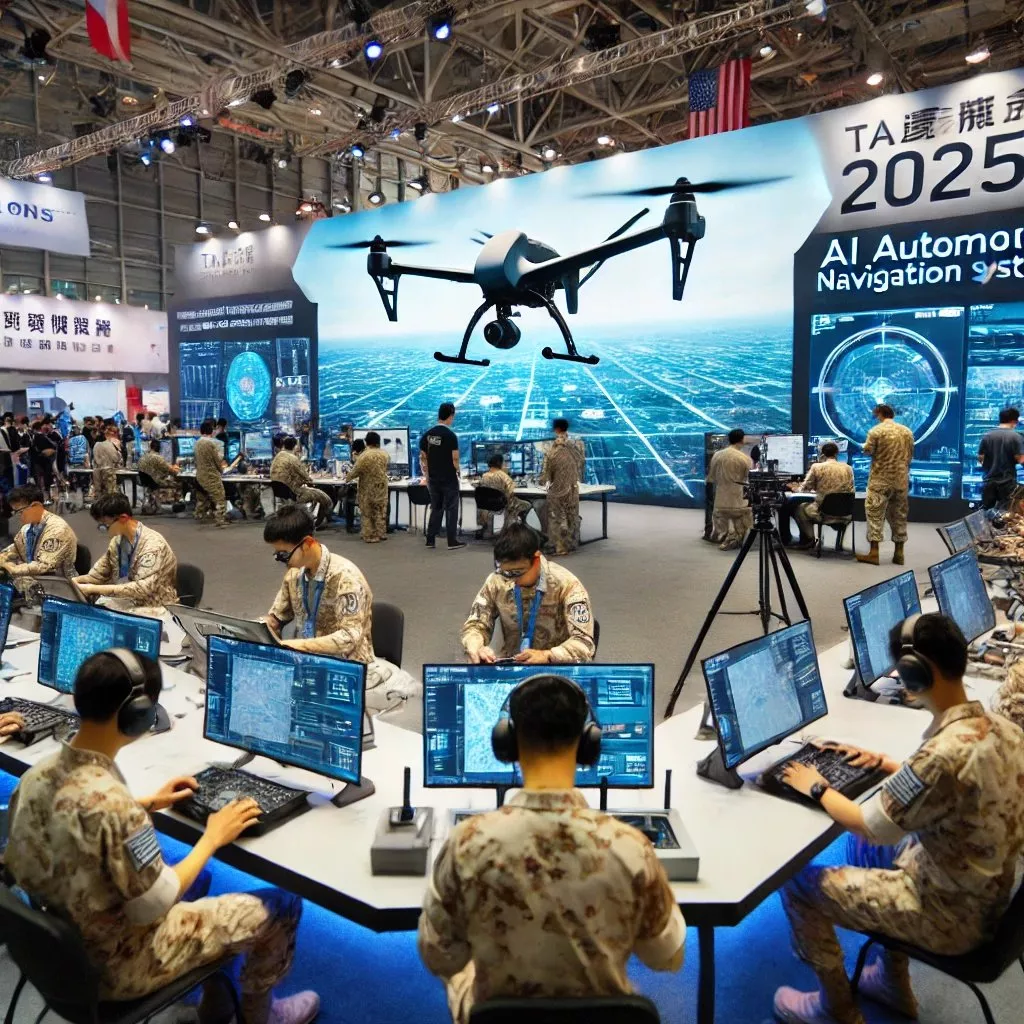 A_live_demonstration_area_at_the_Taipei_Aerospace_