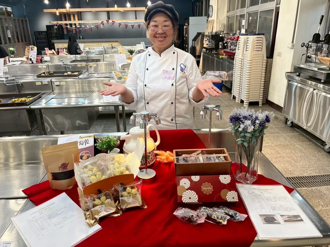 圖三:作品陳列設計精緻吸睛,陳嬿媄同學榮獲本屆「最佳風味獎」,以細膩味覺層次打動評審味蕾。