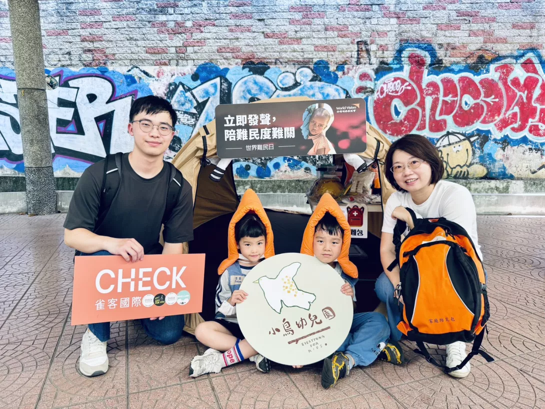 ▲左:雀客國際品牌公關處專員陳睿軒,右:台灣世界展望會中區辦事處區處長胡婉雯