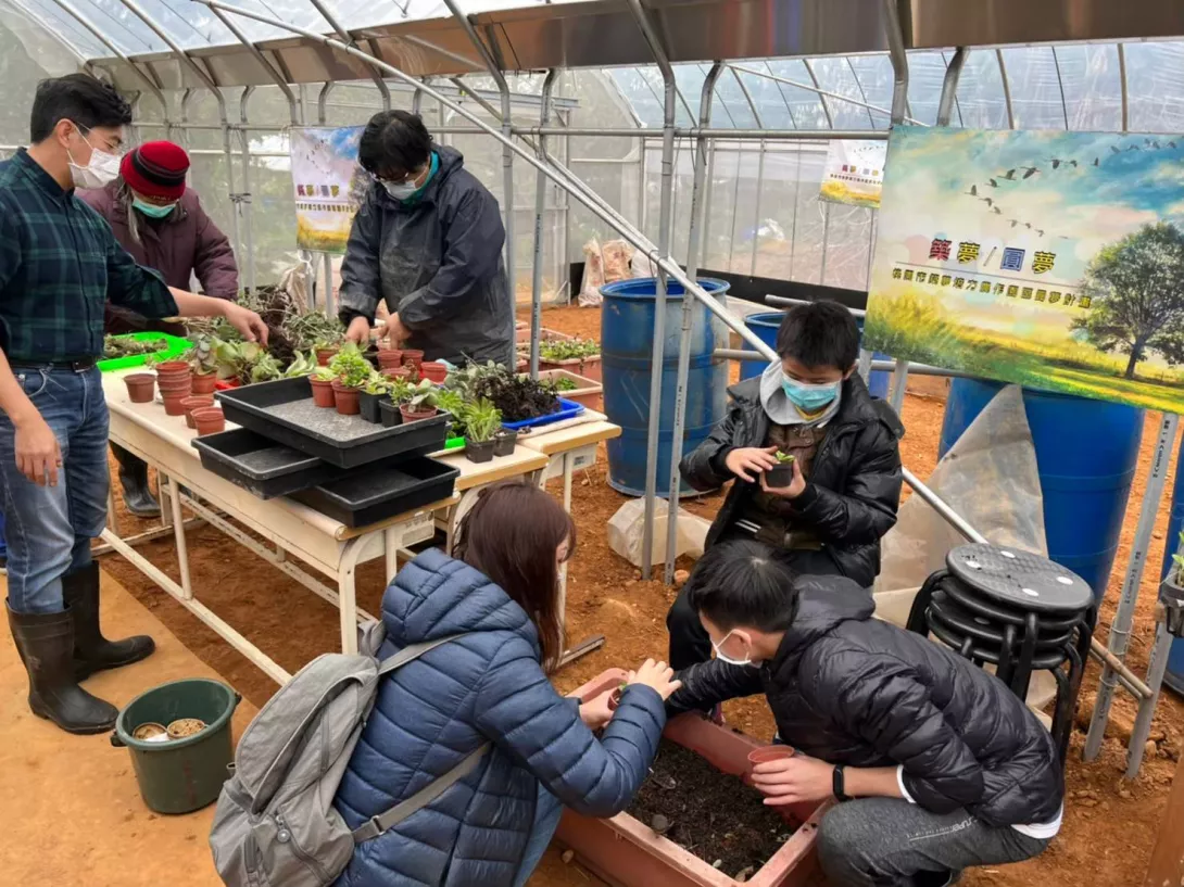 桃園築夢家族的培力農作園區