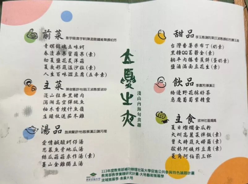 菜單