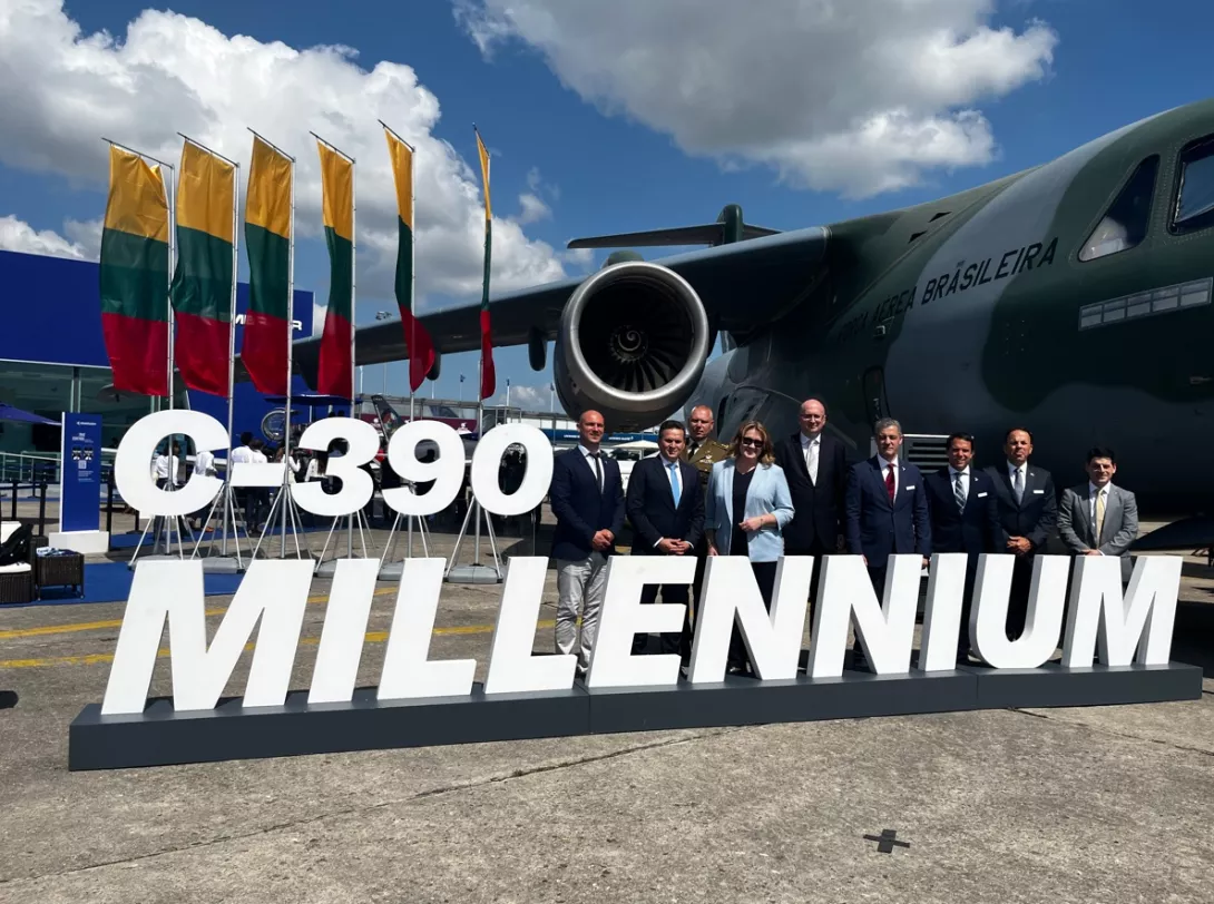 Lithuania has chosen Embraer’s C-390 Millennium Transport Aircraft to strengthen its military readiness