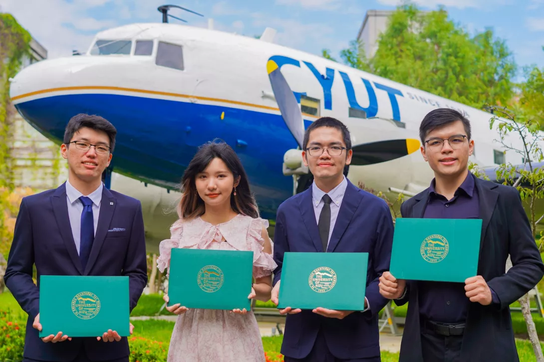 朝陽科大資訊學院學子取得日本會津大學跨國雙碩士人數創新高,國際交流成果豐碩。