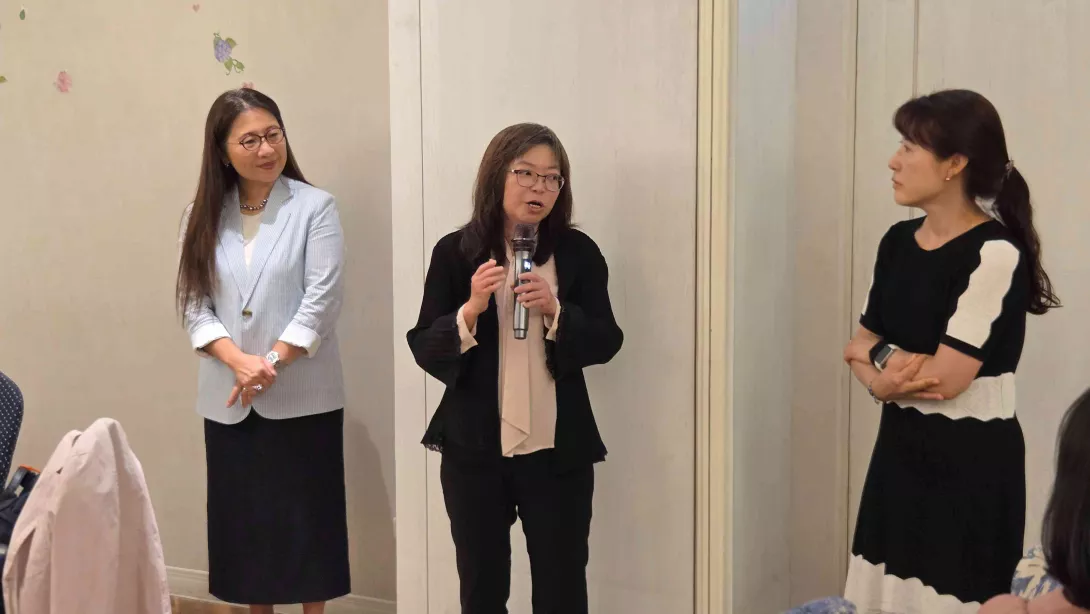桃園市婦幼局杜慈容蒞臨致詞