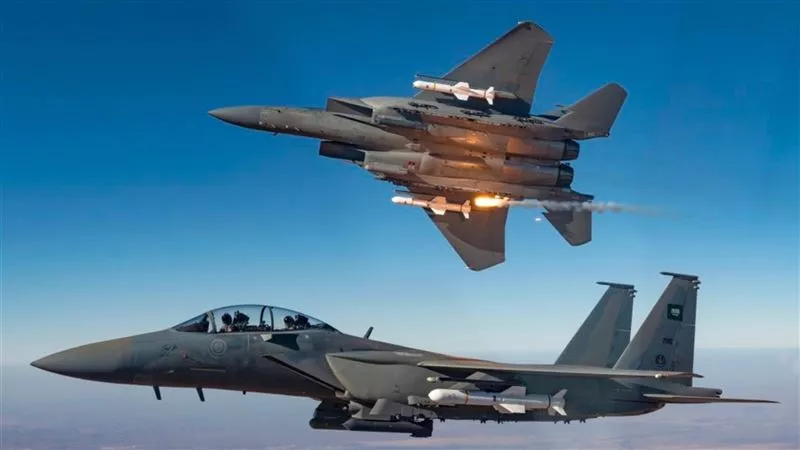 波音公司運用1架F-15SA戰機,在美國加州穆古點海軍靶場,成功完成空射型「魚叉Block IIU」首次飛行測試工作