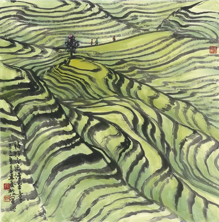 羅振賢畫作 阡陌交響曲