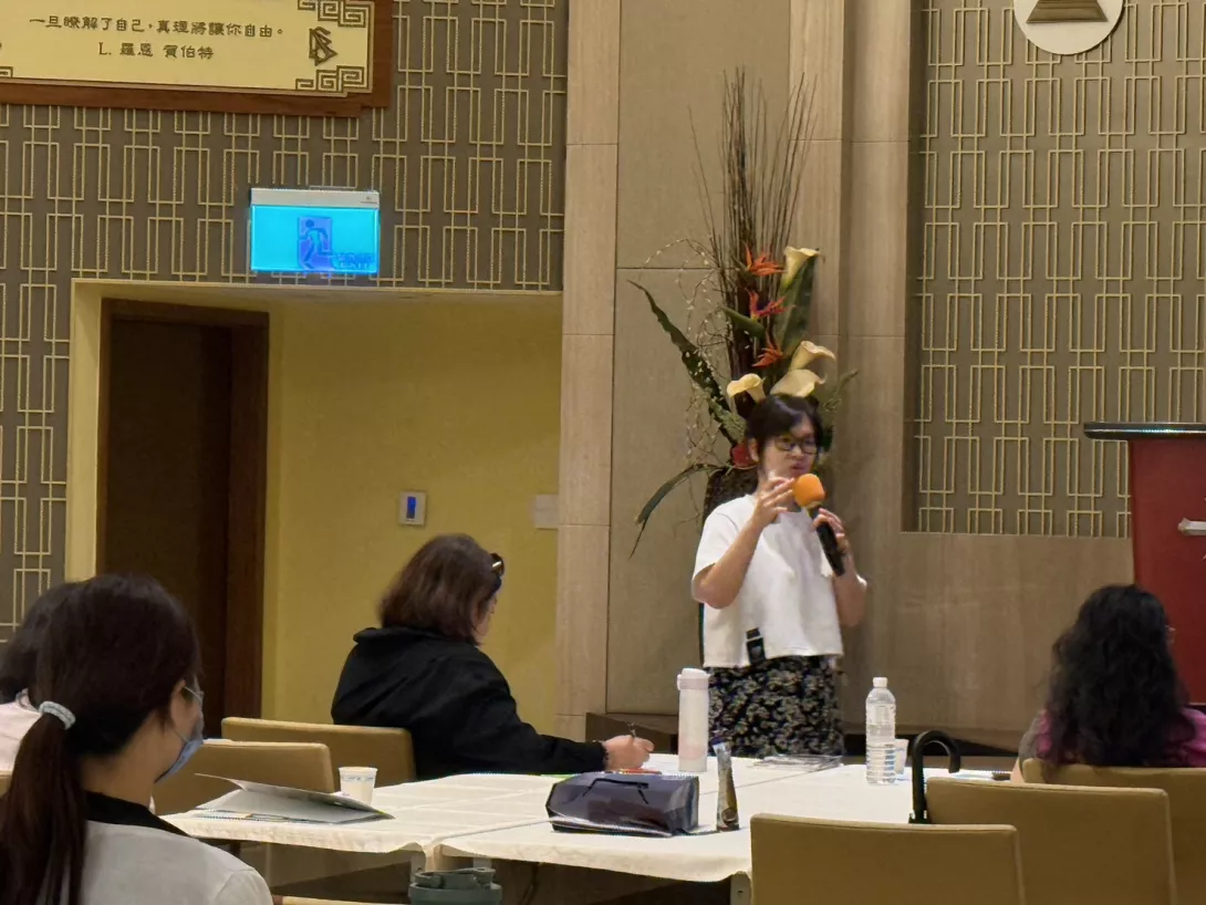 高雄大學盧薇喬博士的講座將社區營造結合SDGs