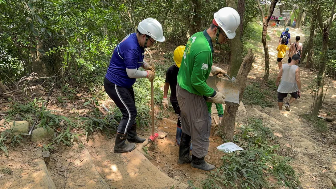 修復步道減少副線道