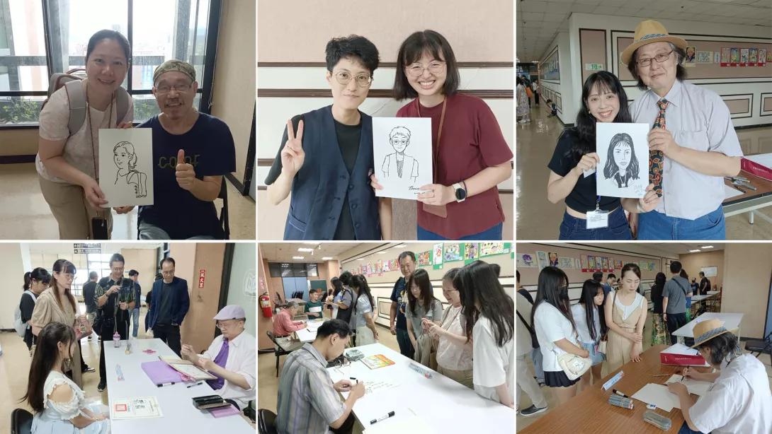 漫畫家簽名會活動花絮。(攝影∕記者鄭松維)