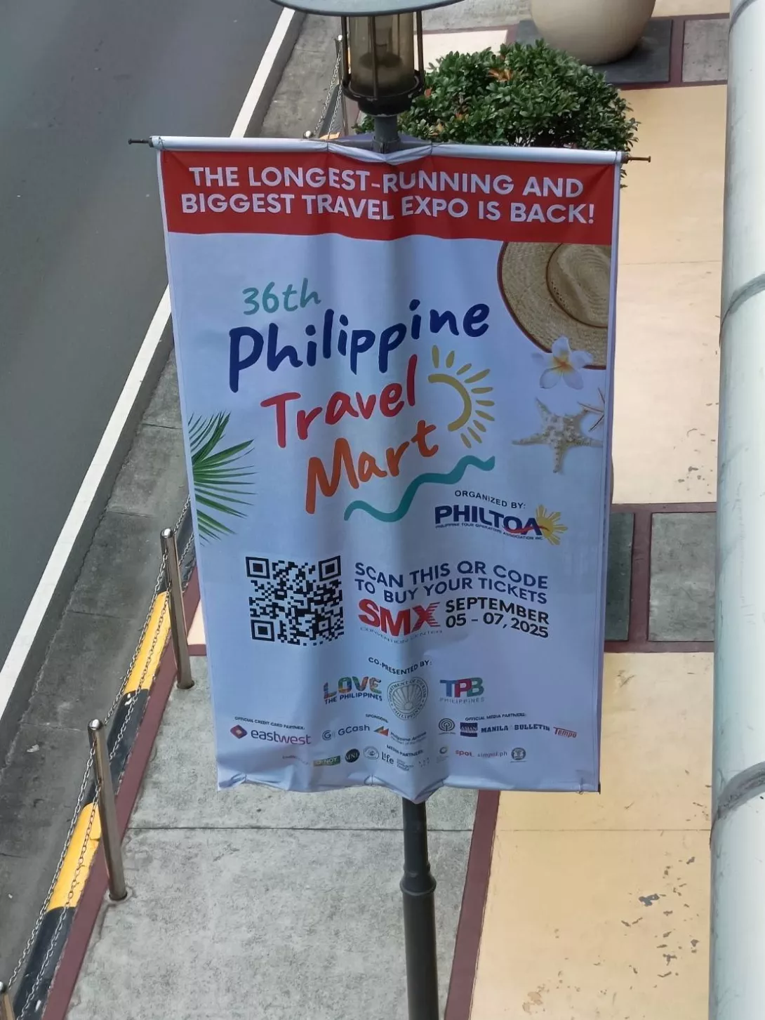 當地旅展街頭宣傳廣告