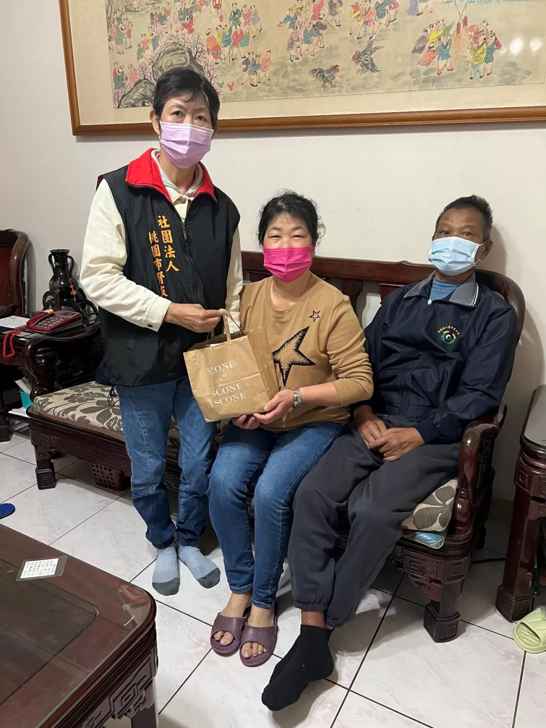 (圖四)桃園市腎友協會長期進行同儕支持訪視,是許多腎友心中最溫暖的依靠