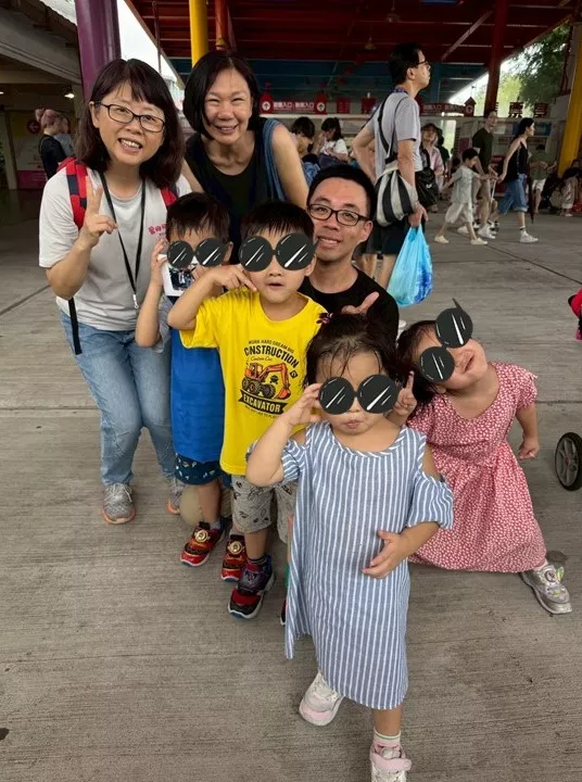 與台北家扶主任合影留念,活動圓滿結束!
