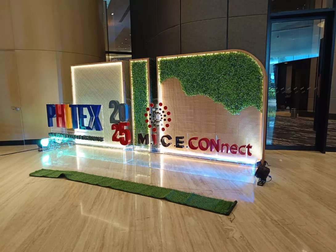 Phitex 在交易商談會的形象設施