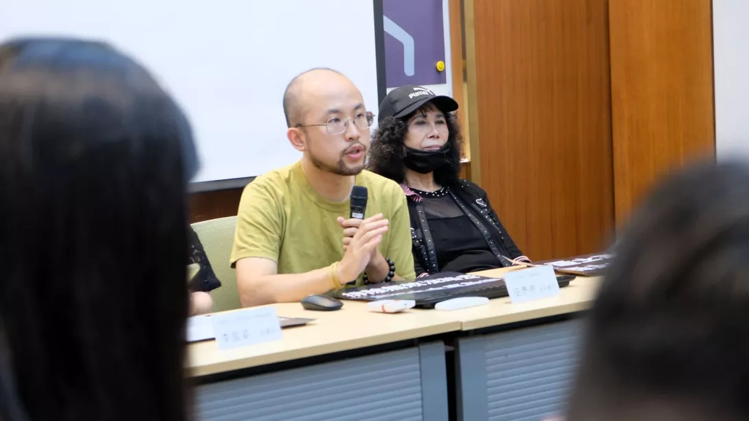 巫彥德表示公園改建,若沒有更積極的無家者(安置)政策,將可能帶來更大的社會排除。攝/曾玉婷