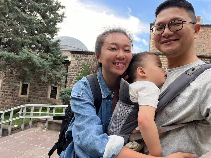 白妝如與家人。圖/白妝如提供