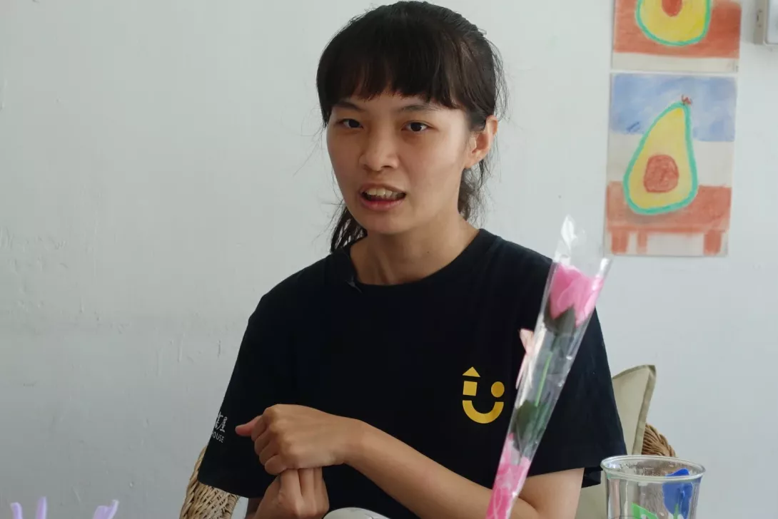 社工佩佩。攝/葉靜倫