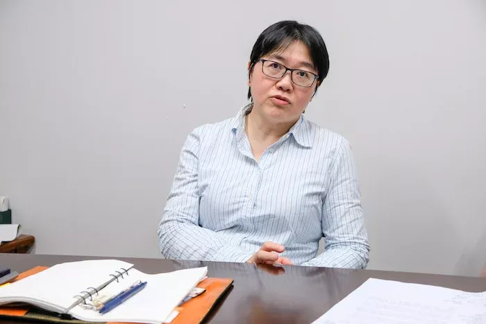 身心障礙聯盟祕書長洪心平。攝/曾玉婷