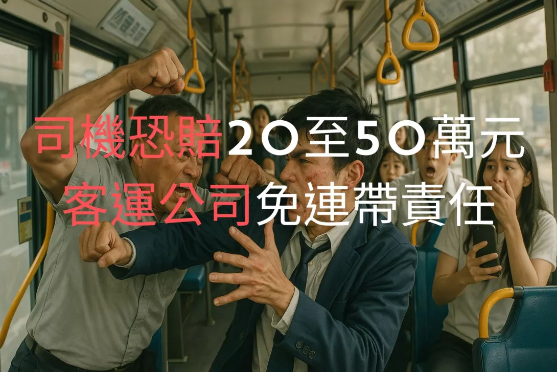桃園客運司機與學生互毆傷害罪賠償
