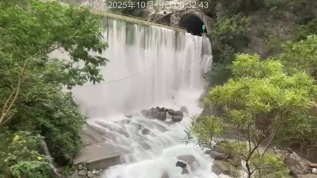 立霧溪溢流 中央社