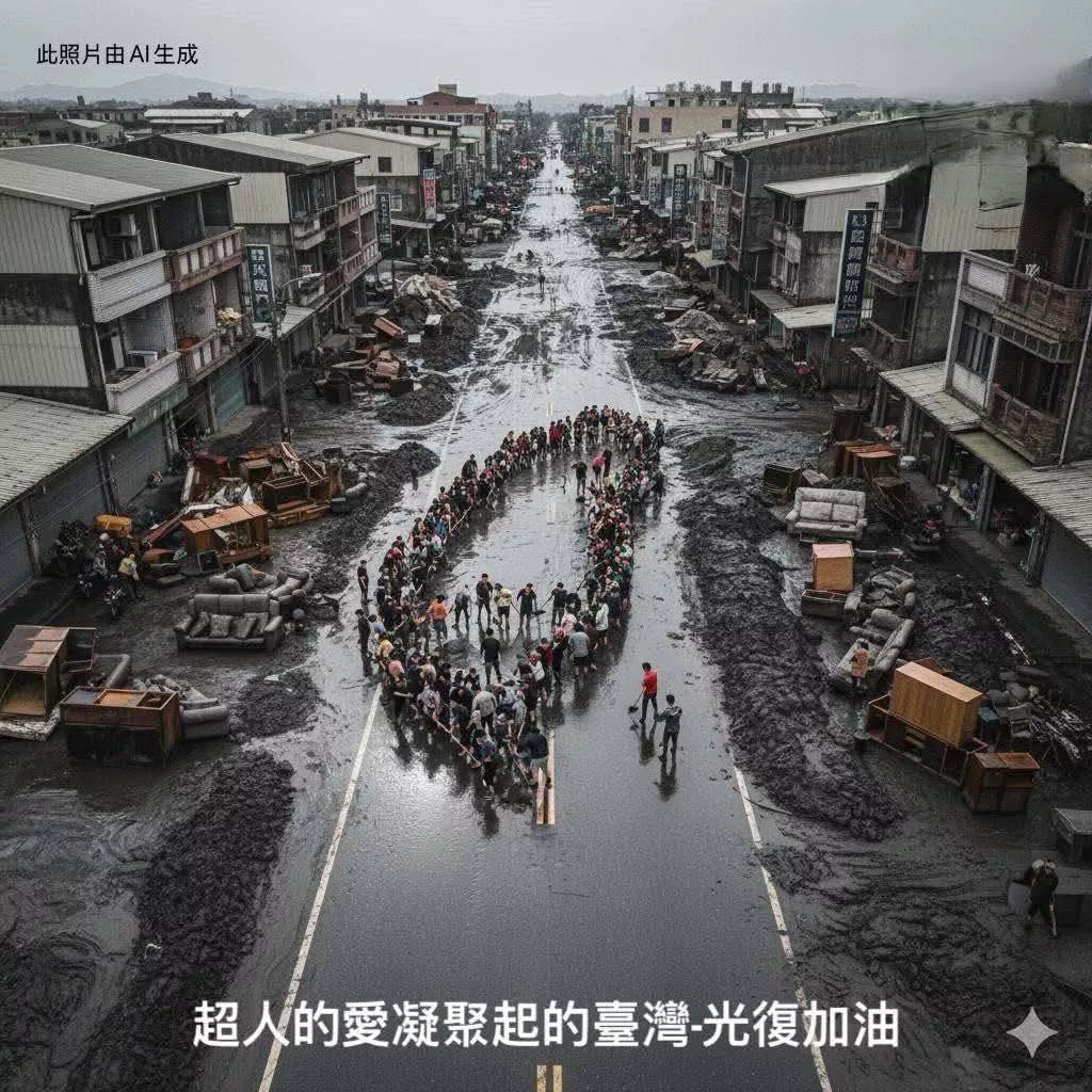 守護台灣 ( AI照片生成)